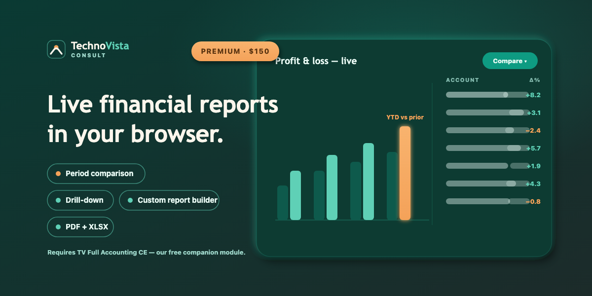 Live Reporting Engine CE — Live financial reports, right in your browser.