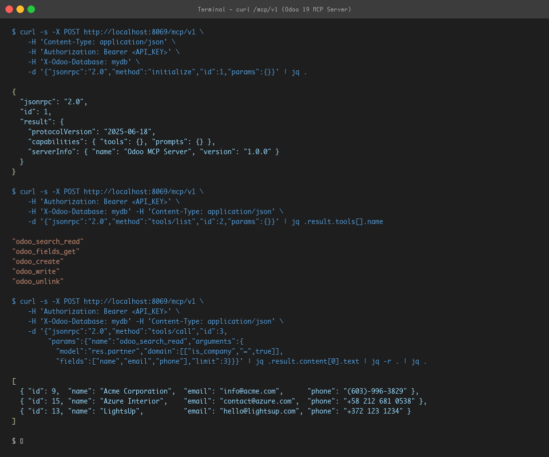 Connection configuration example for Claude Desktop
